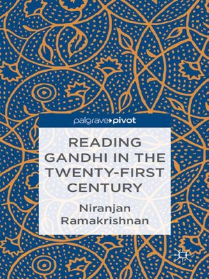 cover image of Reading Gandhi in the Twenty-First Century